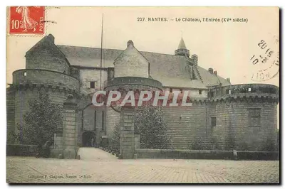 NANTES — O Castelo, a Entrada (século XV) — Coleção P. Chapeau, Nantes, 1º Millie