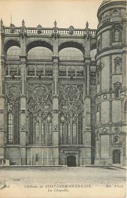 Castelo de SAINT-GERMAIN-EN-LAYE — A Capela — ND. Phot.