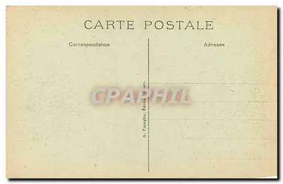 Azay-le-Rideau (Indre-et-Loire) — Zamek Narodowy (Zabytek historyczny), XV wiek — Wejście do Parku — A.P. — Rewers