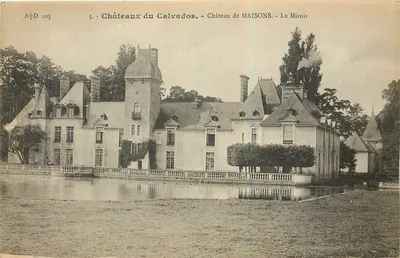 Castelo de MAISONS — O Espelho — Castelos do Calvados — editor A. Dubourg, n° 105