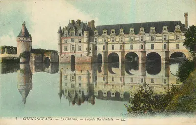 Chenonceaux — O Castelo — Facha Ocidental — LL.