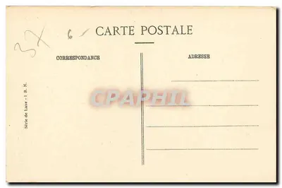 Sainte-Catherine-de-Pierbois — Castelo de Comaore (Estilo gótico inglês) — Série de Luxo - J.R.N. n°30 — Verso
