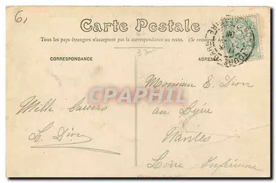 Tours — New City Hall — GB 4, publisher Grand Bâtiment — Back