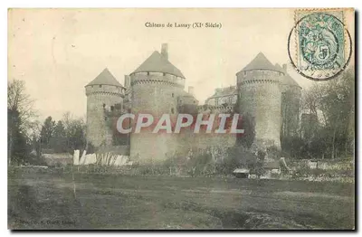 Castelo de Lassay (Século XI) — editor: J. Lib. S. Dizart, Lassay