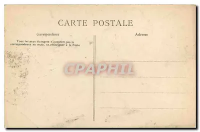 Stara pocztówka Normandia Le Cormier Zamek Chesnaye — Rewers