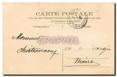 Luynes (Loire) — O Castelo visto da Loire — Grand Bazar Tours — Verso