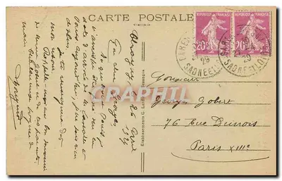 Zamek Larochebot - Most Levis - Okolice NOLAY (Côte-d'Or) — wydawca C. Lardé, nr 1004S — Rewers