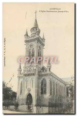 Lunéville — A Igreja da Bem-aventurada Joana d'Arc — Lunéville-Photo, Pl. da Igreja