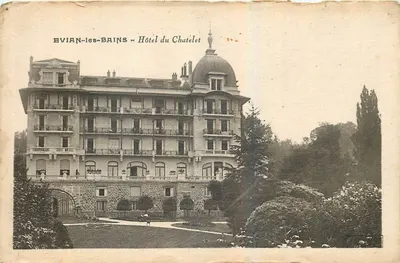 Evian-les-Bains — Hotel do Castelo — editor não identificado