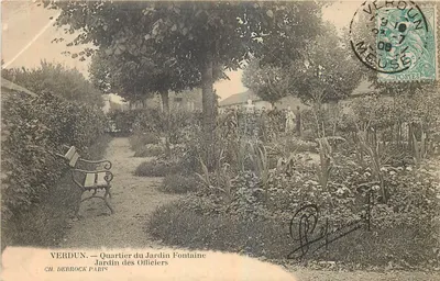 Verdun — Bairro do Jardim Fontaine — Jardim dos Oficiais — CH. Derrock Paris