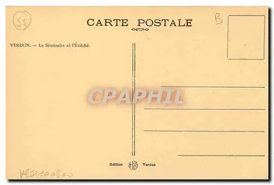 Verdun — O Seminário e o Bispo — Edição Verdun — Verso