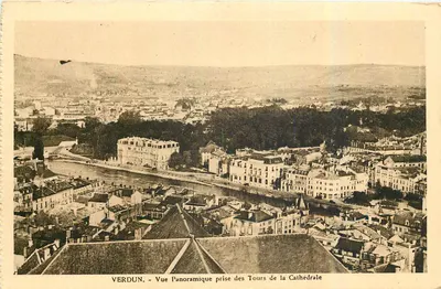 Verdun — Vista panorâmica tirada das torres da catedral — Vacquin Tourin