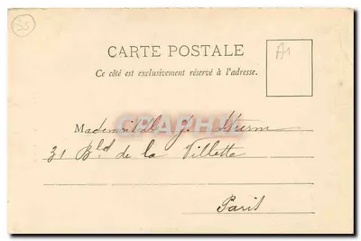 Interior da catedral — Verdun — editor Louis Bradel, n° 368 — Verso