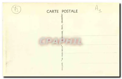 Aix-les-Bains — Ogólny widok i Jezioro Bourget — Gomy — Rewers
