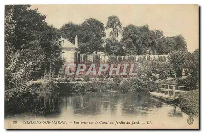 Châlons-sur-Marne — Vista tirada no Canal no Jardim do Jard — LL. — n° 88