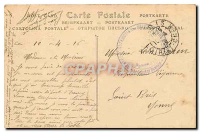 Castelo de Blois — Ala de Francisco I. Fachada externa — Edição G. Huguet, Blois. — Verso
