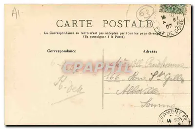 Torre del Gran Escalón de Honor — Tournoël — L'Auvergne, editor M.T. n°228 — Reverso