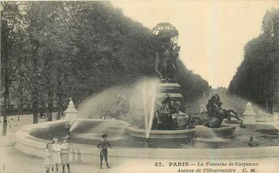 Paryż — Fontanna Carpeaux — Aleja Obserwatorium — C. M.