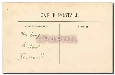 Castillo de Fontainebleau — El Canal — LL. — Reverso