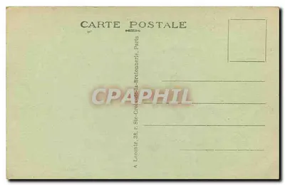 Notre-Dame w Paryżu — fasada i wieże — wydawca A. Leconte, Paryż — Rewers