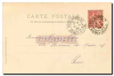 Foresta di Fontainebleau — Monumento ai busti di Rousseau & Millet — TH. Rousseau & Millet — Verso