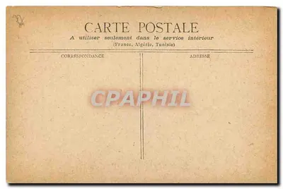 El Castillo de Fontainebleau — vista de los jardines y del castillo — editor no visible — Reverso