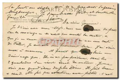 PARIS – Jardín y Palacio del Luxembourg — G. D. Noite, n° 4380 — Reverso