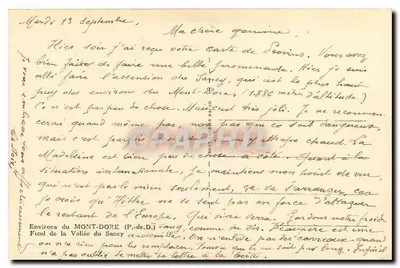 Mont-Dore — Widok z otoczenia — Cim — Rewers