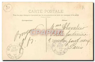 Belfort — Il Leone — Opera di Bartholdi, offerta alla città di Belfort da una sottoscrizione nazionale — A. e R.C. — Verso