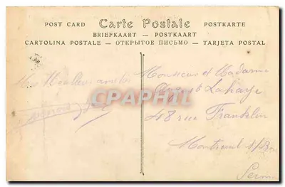 Pałac w COMPIEGNE — Widok na Beau-Monts — ND Phot. — Rewers
