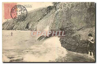 Nord - A Bilhete postal antigo - Mar agitada