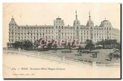 NICE - Hotel Excelsior-Régina (Cimiez) — Edição Giletta, fot. Nice, n° 639