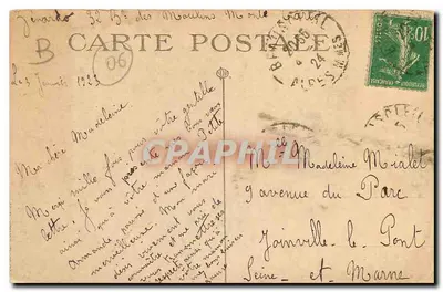 O Ópera de Monte-Carlo visto das Terrasses — Monte-Carlo — editor não identificado, n° de série 40 — Verso