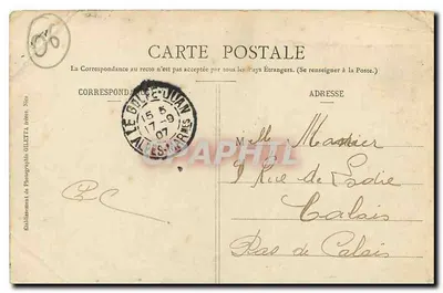 Monaco - La Principauté - Vista general - Le Rocher — Edición Giletta, fot., Nice, n°702 — Reverso
