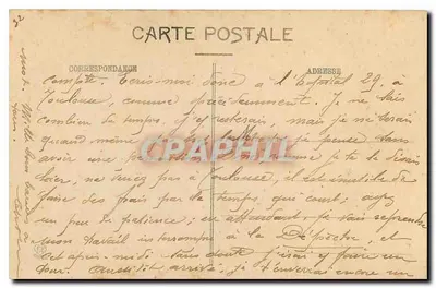 Toulouse - Cripte della Basilica di San Sernin — Phototype Labouche Frères, Toulouse, n°126 — Verso
