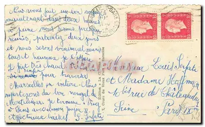 Marseille — Katedra — Wydanie « La Cité » — Rewers