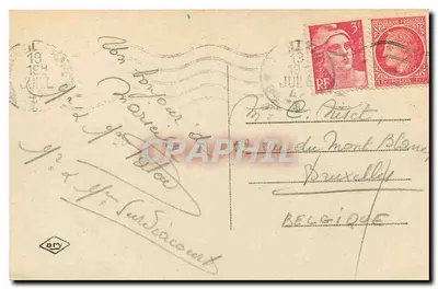 Marseille — Bazylika N.D. de la Garda — wydawca nieznany, numer seryjny nieodczytalny — Rewers