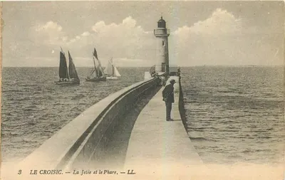 Le Croisic — A Ponte e o Farol — LL