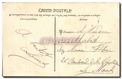 Angers — Ogólny widok z zamku — Nouvelles Galeries, Angers — Rewers