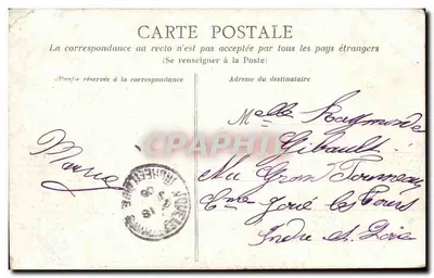 Angers — Przystań Króla Polski — wyd. C. P. A. n°14 — Rewers