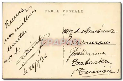 Angers — Widok na rzekę Maine z zamku — L. V. fot. n°56 — Rewers