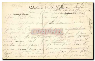 Angers — Panorama Miasta-Wysokiego z Placu Larochefoucault-Liancourt — Wydawnictwo Laroute — Rewers
