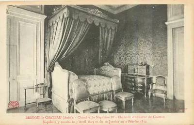 BRIENNE-LE-CHÂTEAU (Aube) - Quarto de Napoléon I - Quarto de honra do Castelo