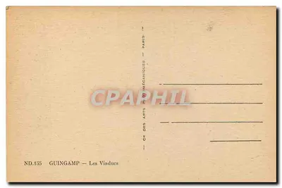 Guingamp — Mosty — Cie des Arts Photomécaniques — Rewers