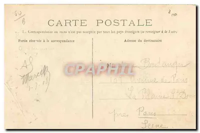 Compiègne — Stara Cassine — Édition Nouvelles Galeries — Rewers