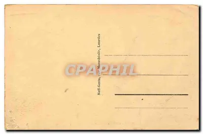 Lourdes - Hôtel-Chalet Saint André — éditeur Nef-Gasta, rue Massabielle, Lourdes — Verso