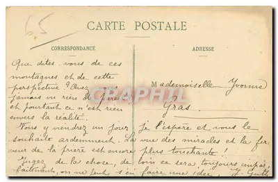 Lourdes — Zamek-Fort i Miasto — Pyrenees, nr 10 — Rewers