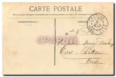 Le Raincy — A Igreja e o Lago — Fototipia A. Rep e Pillecée, em Château-Thierry — Verso