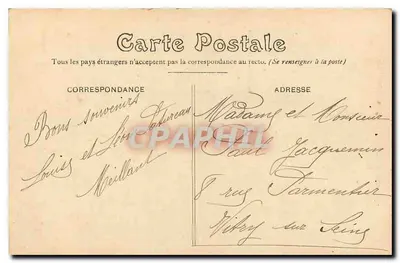 Bourges — Wieża dawnego Urzędu Miejskiego — Monnelles & Cie — Rewers