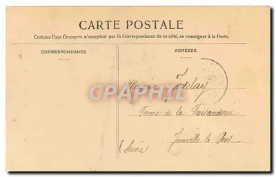 Saint-Germain-en-Laye — Virgem dos Ingleses — editor R. Hach, Nancy, n°29 — Verso